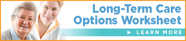 Long-Term Care Options Worksheet banner